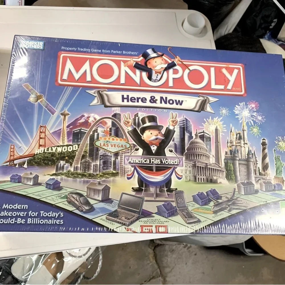 NWT Monopoly Here & Now Edition Board Game Sealed Parker Brothers 2006